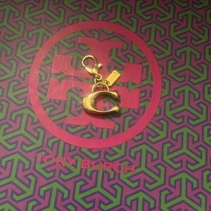 C gold Keychain